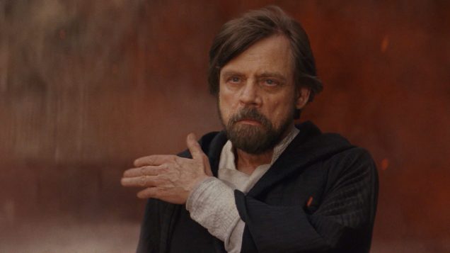 Luke Skywalker in Star Wars: The Last Jedi